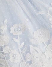 Baby Abigail Embroidered Party Dress, Blue (BLUE), large