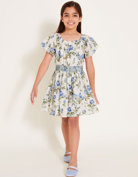 Ida Floral Dress, Multi (MULTI), large