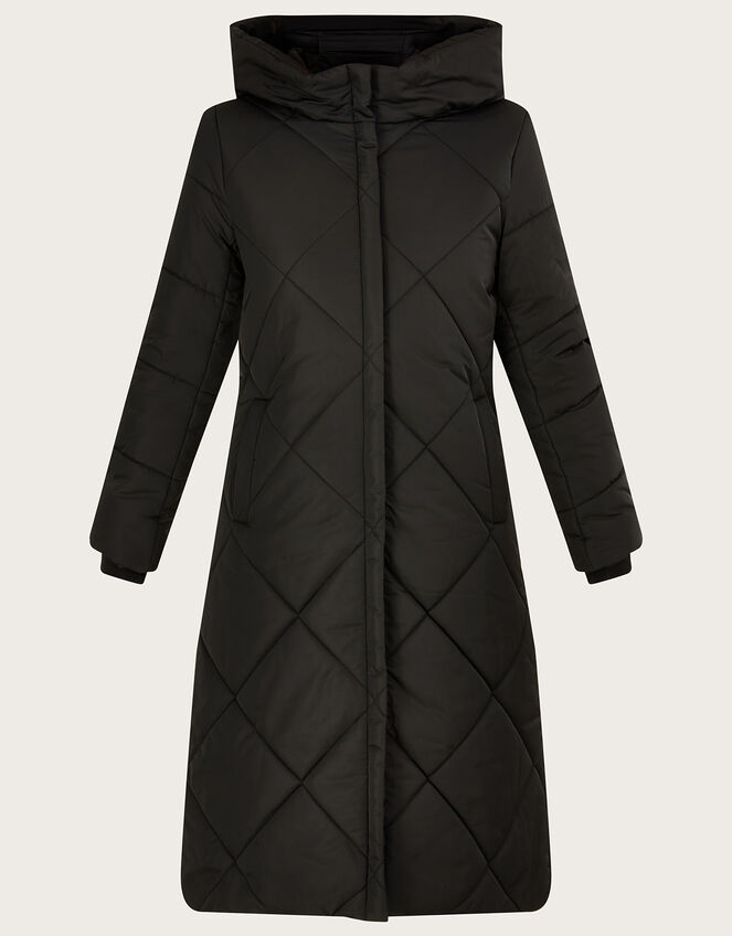Polly Padded Coat in Recycled Polyester, Black (BLACK), large
