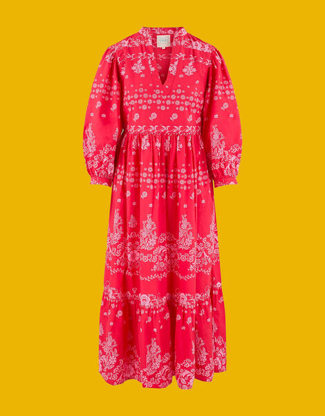 Dilli Grey Florence Print Dress, Red (RED), large