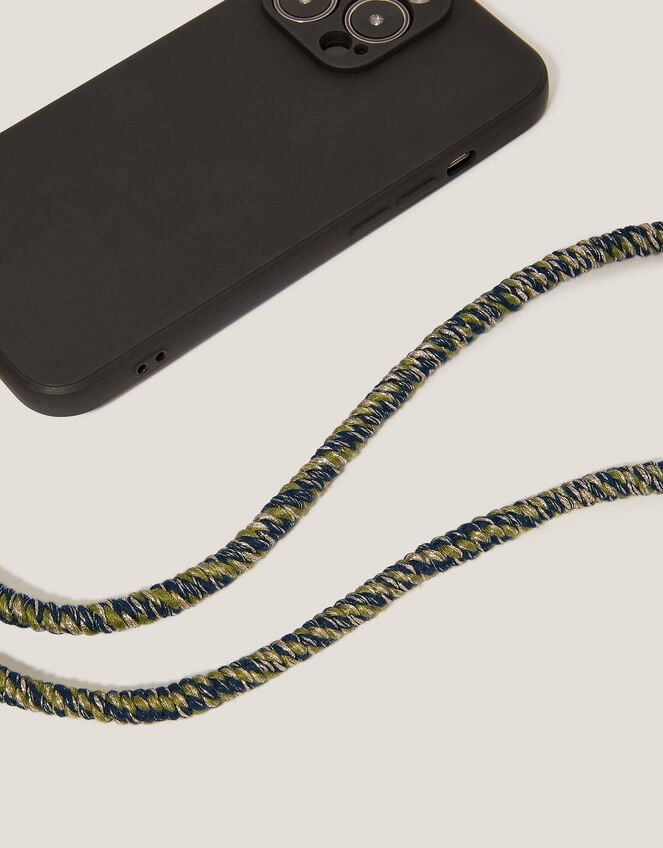 Twist Cord Phone Strap, Gold (GOLD), large