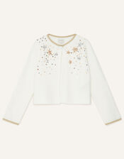 Sequin Star Bolero, Ivory (IVORY), large