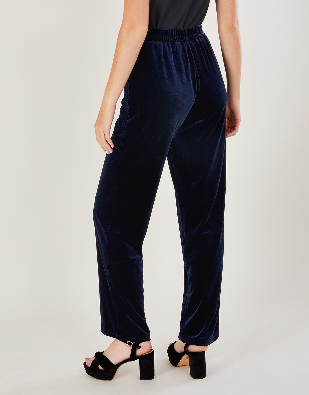 Meredith Trousers in Recycled Polyester Blue