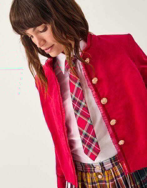 Monsoon x Sarah Corbett-Winder Tartan Tie, , large