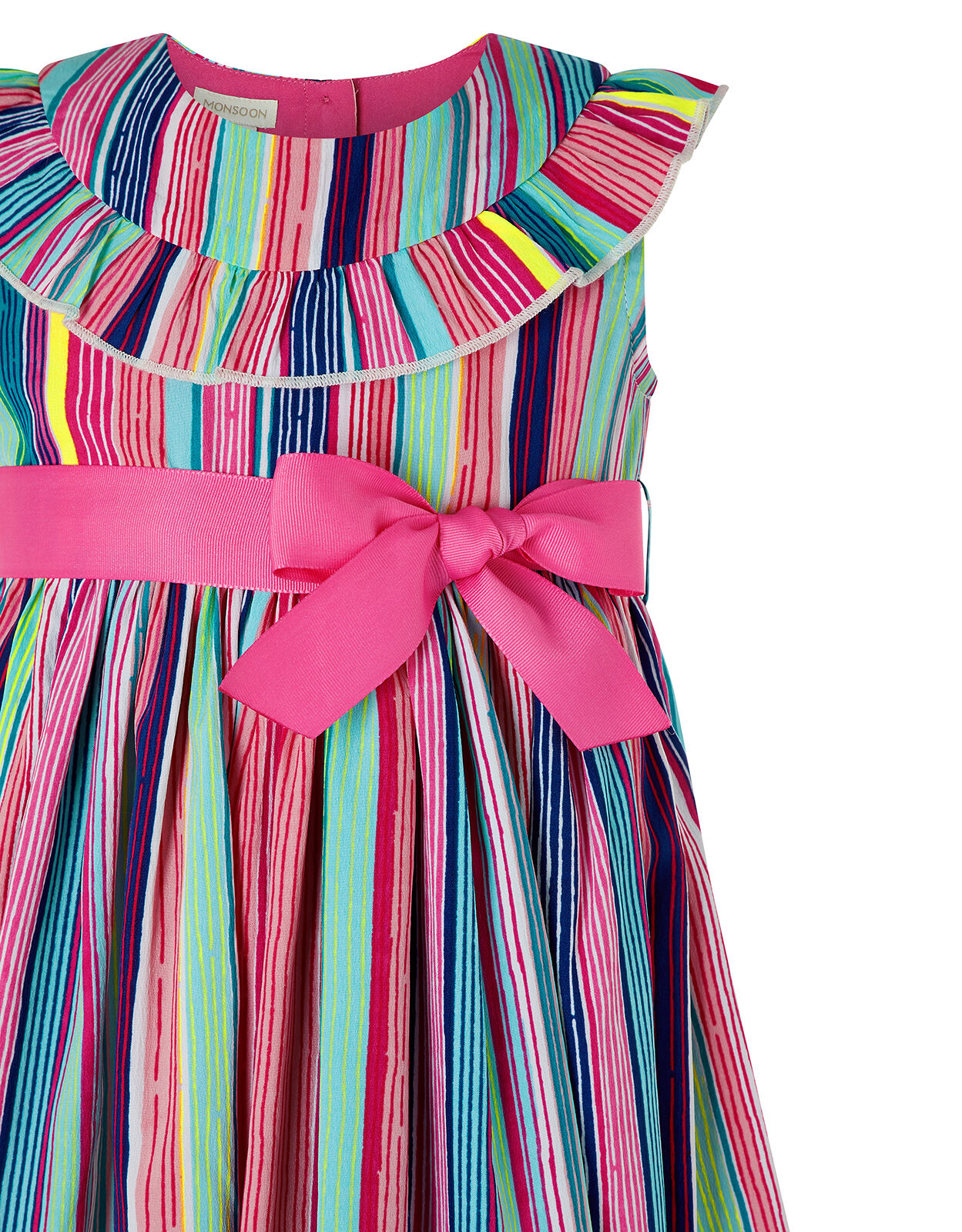 Monsoon ribbon stripe store dress