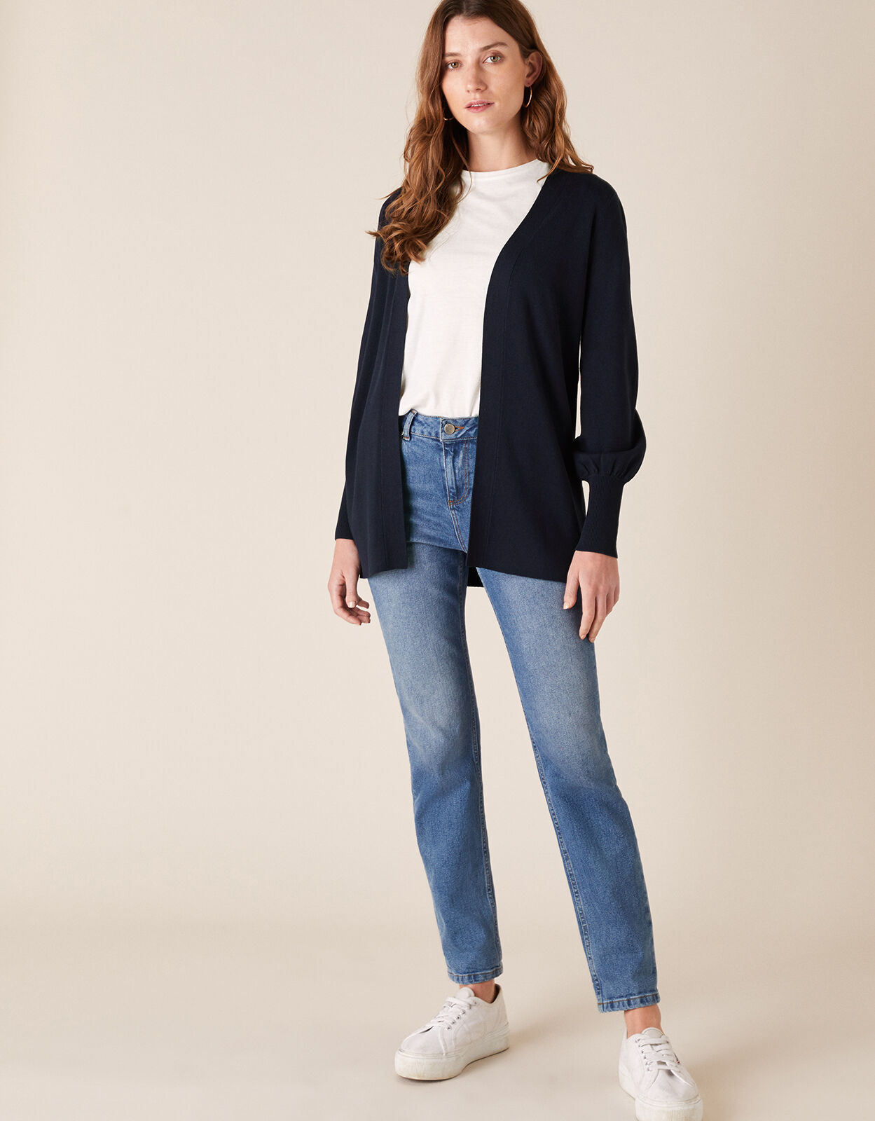 monsoon navy cardigan