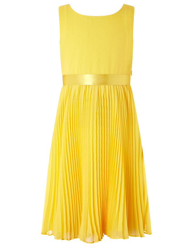 ted baker yellow pleated dress Ted Baker Nellina Pleated Dress in Yellow