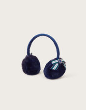 Bow Detail Earmuffs, , large