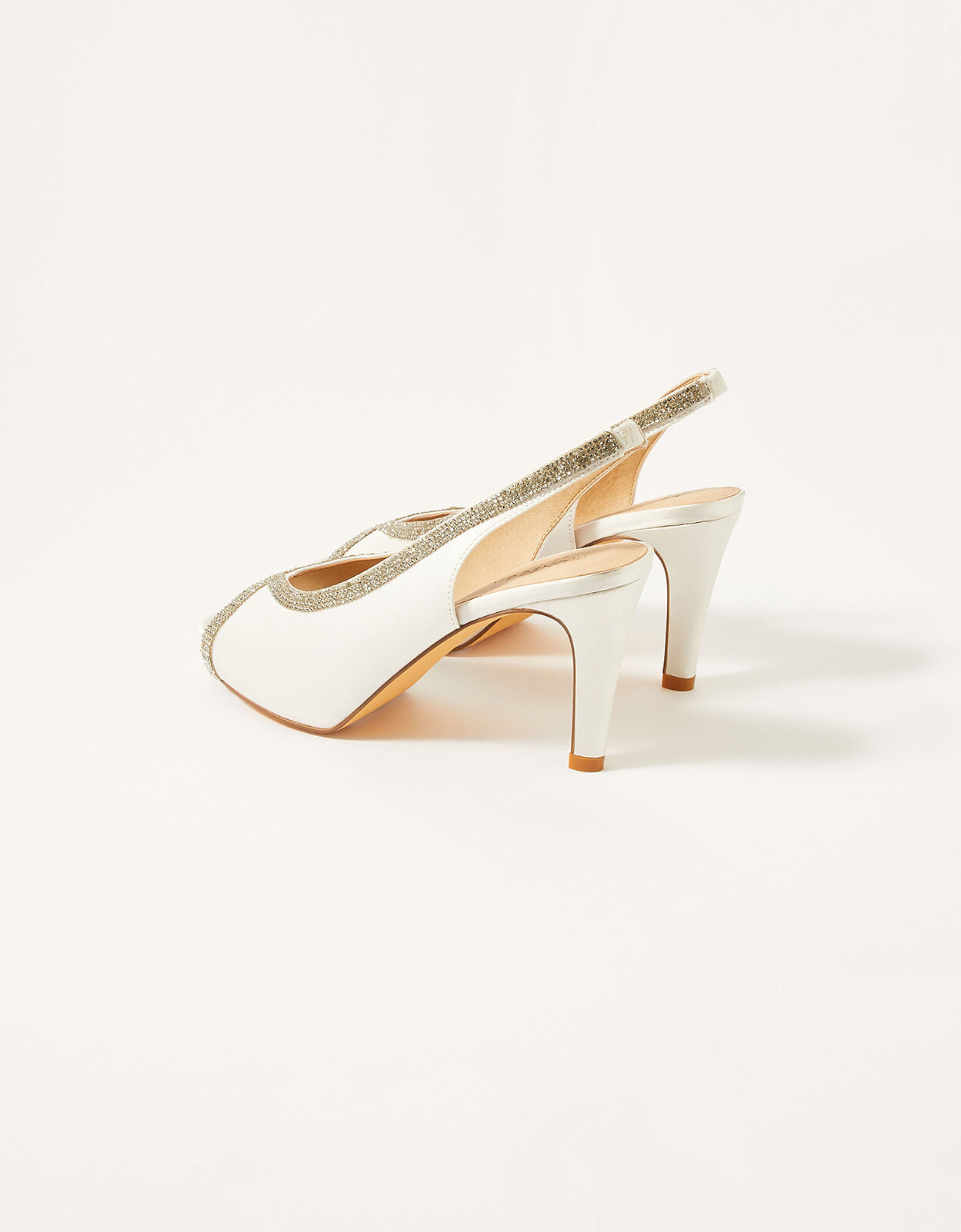 Platform ivory heels outlet