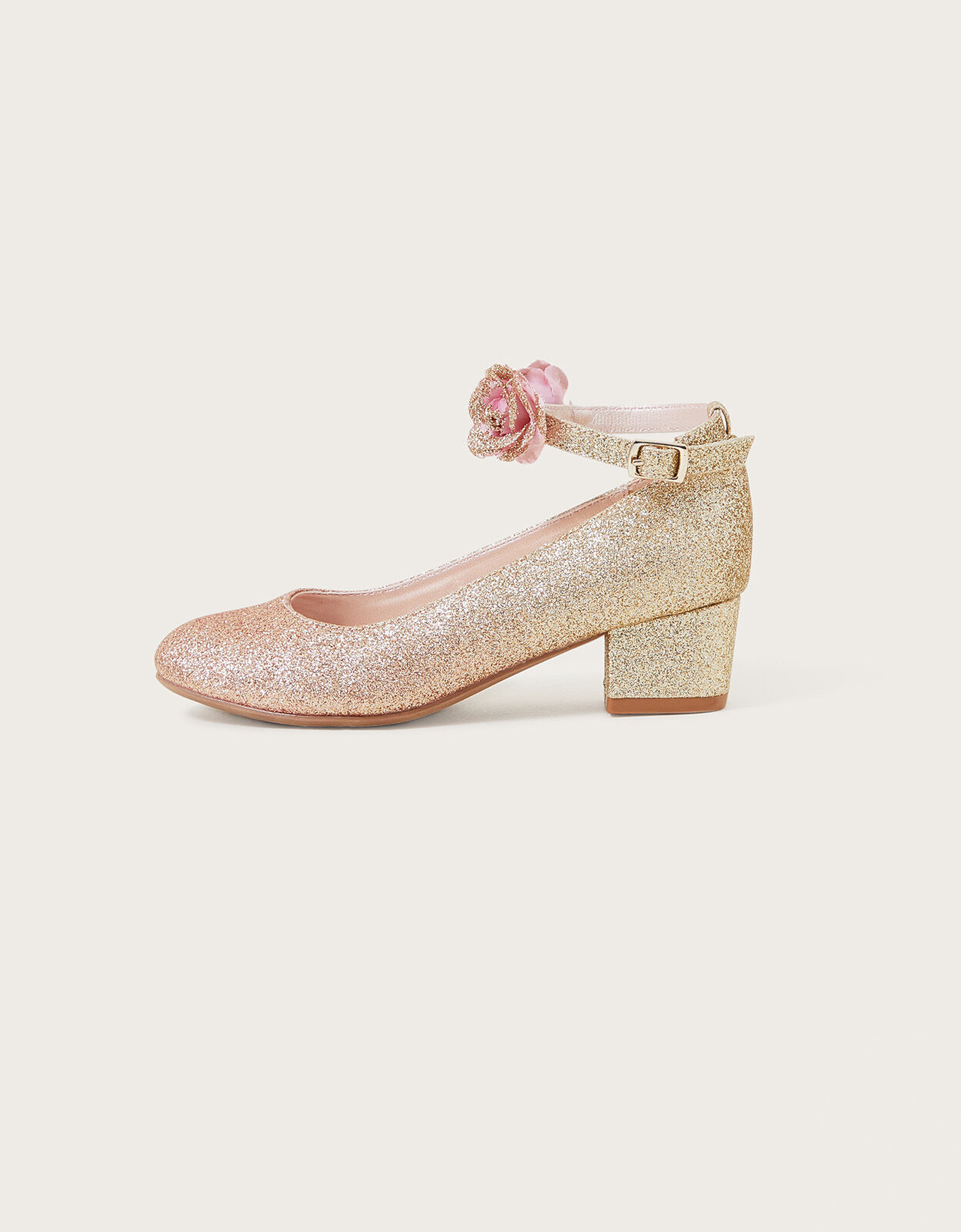 monsoon rose gold shoes