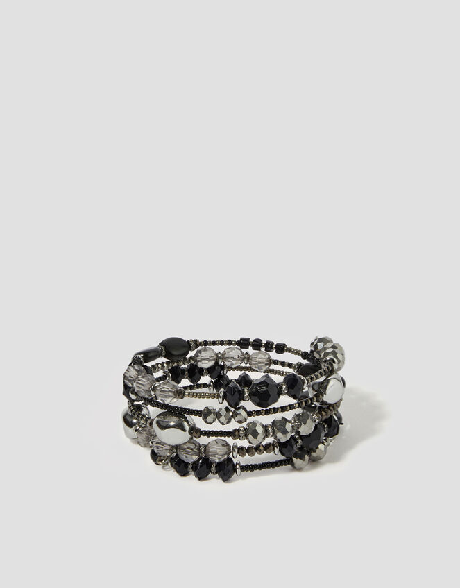 Beaded Wire Wrap Bracelet, , large