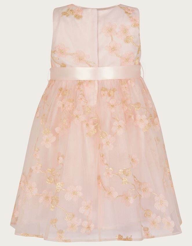 Baby Blossom Flower Lace Dress, Pink (PINK), large