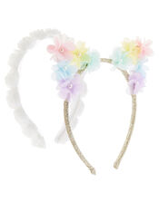 3D Flower Headband Set, , large