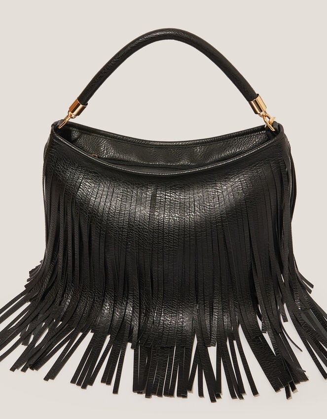 Sula Fringe Hobo Bag, , large