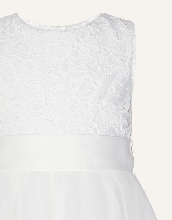 Alice Lace Bodice Tulle Maxi Dress, Ivory (IVORY), large