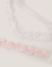 2-Pack Baby Rosette Bando Headbands, , large