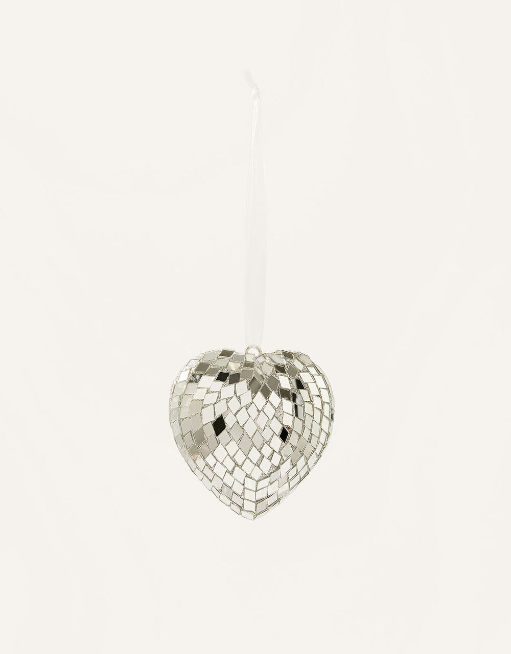 Mirrored Heart Hanging Decoration, , large