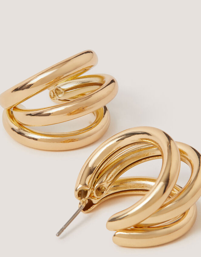 Triple Hoop Earrings, , large