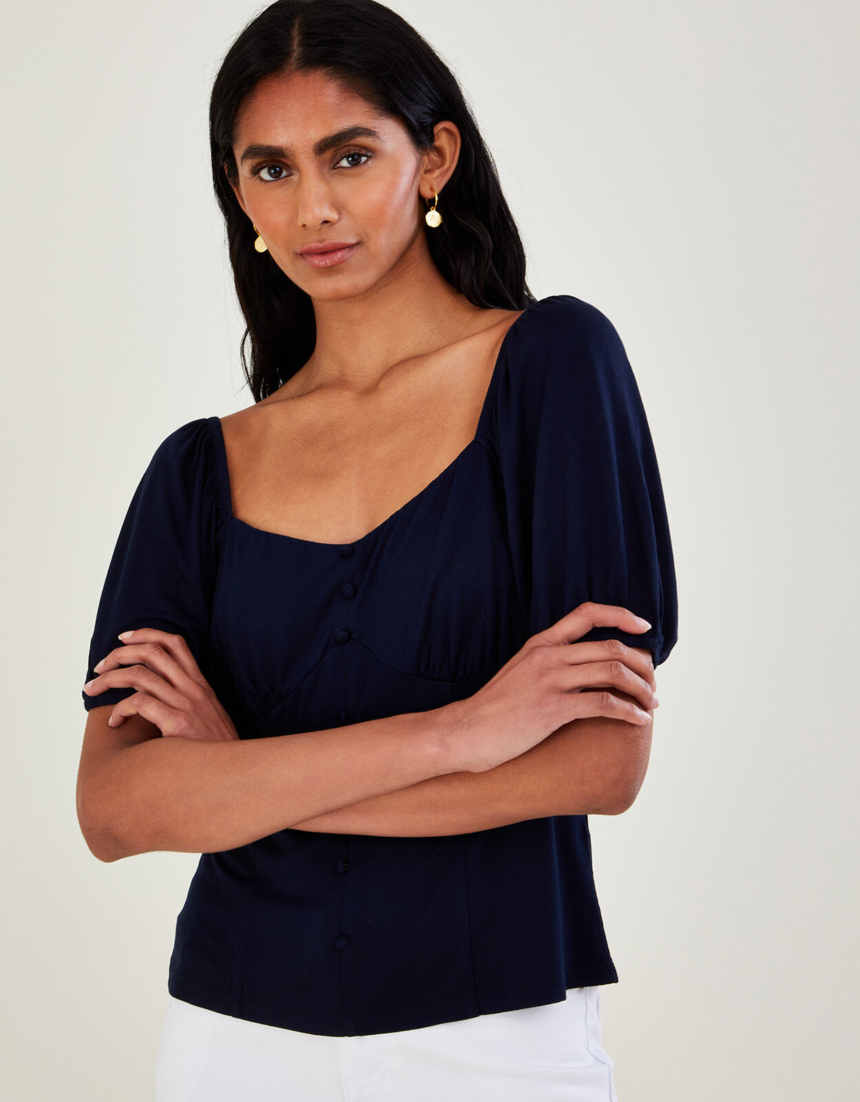 Womens jersey shop tops uk