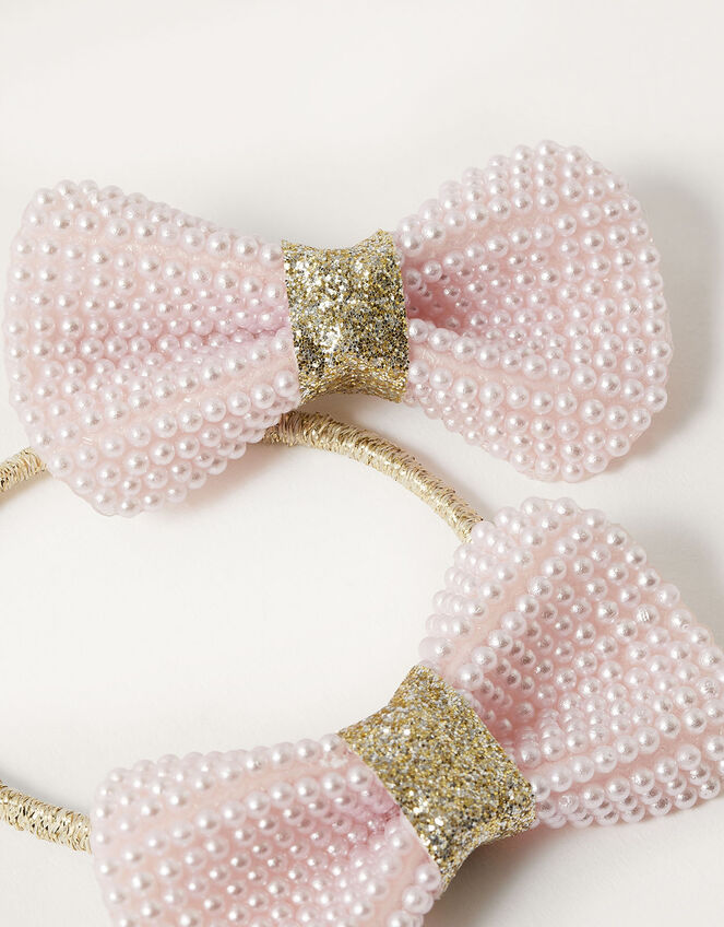 Pearly Bow Hair Set, , large