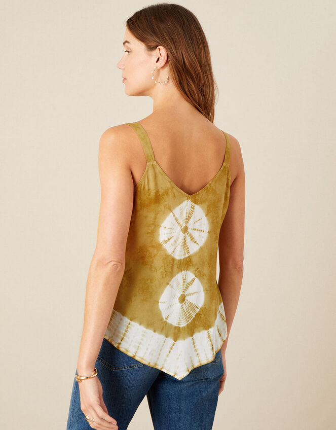 Tie Dye Cami in LENZING™ ECOVERO™ , Yellow (OCHRE), large