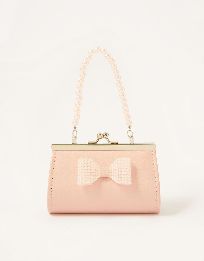 Dazzle Bow Shimmer Bag, , large