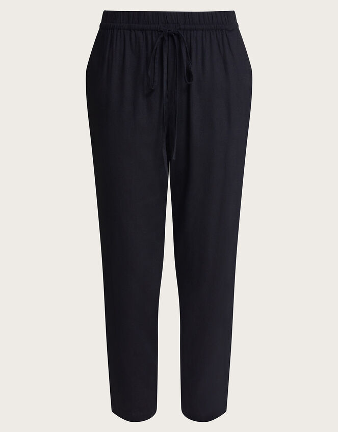 Penina Crop Trousers, Black (BLACK), large