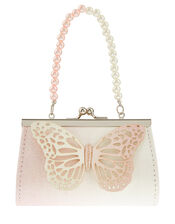 Glitter Butterfly Mini Bag, , large