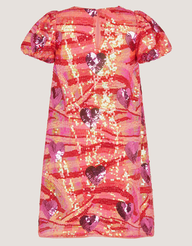 Sequin Heart Party Dress, Multi (MULTI), large
