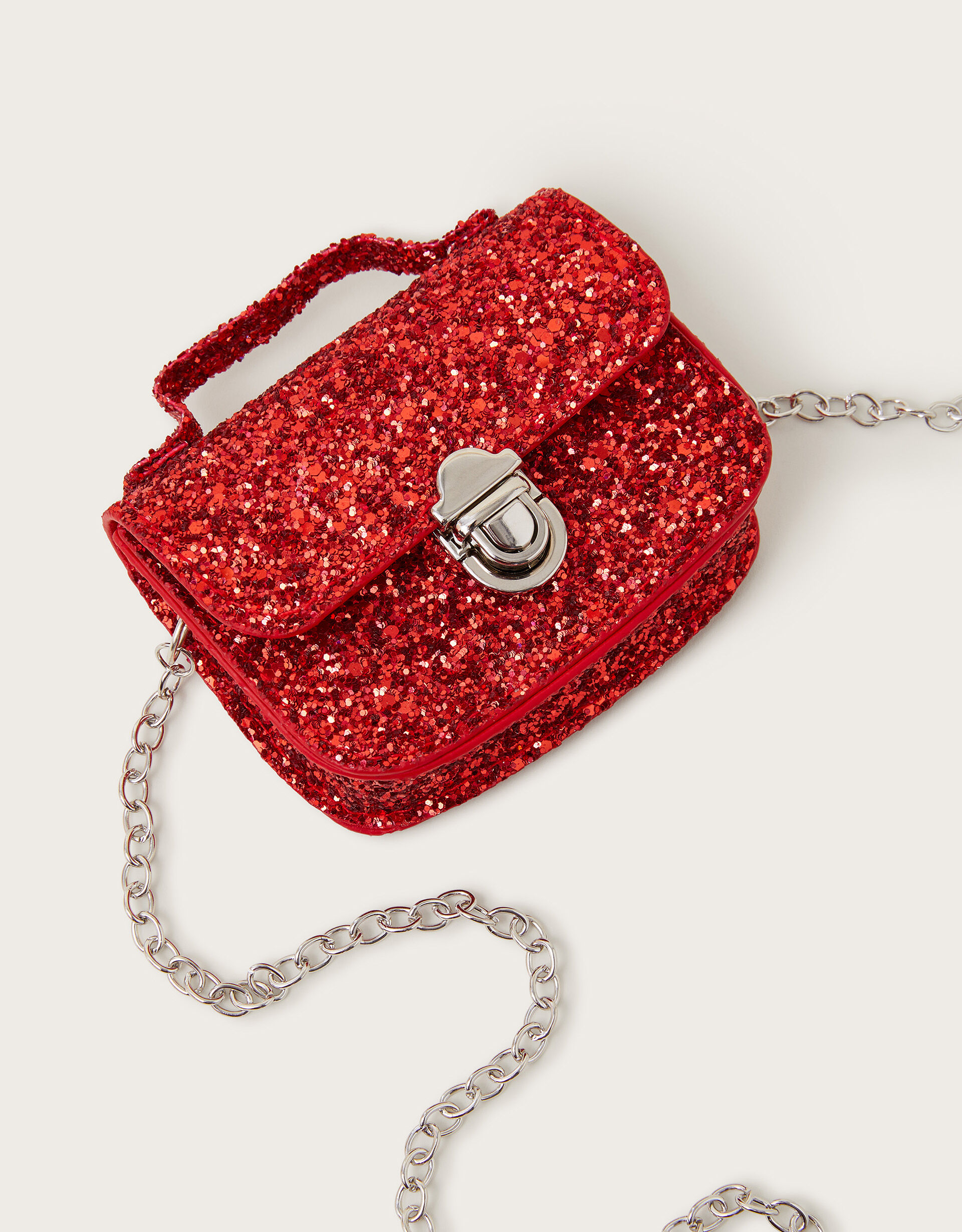 Glitter Mini Bag Red