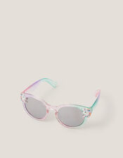 Unicorn Ombr&eacute; Round Sunglasses, , large