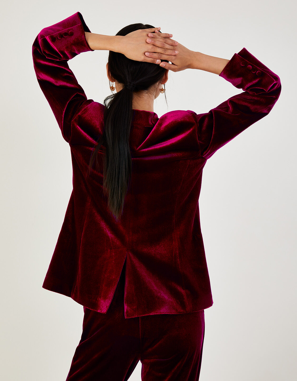 Monsoon red jacket shop
