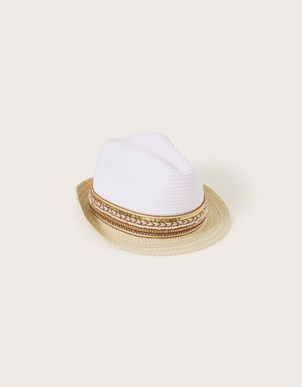 Embellished Trilby, Natural (NATURAL), large
