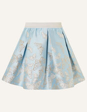 Cascading Butterfly Skirt , Blue (PALE BLUE), large