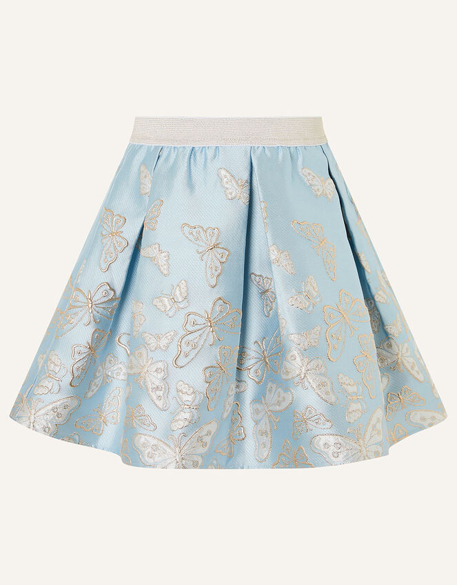 Cascading Butterfly Skirt , Blue (PALE BLUE), large