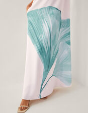 Dinah Bow One Shoulder Maxi Dress, Ivory (IVORY), large