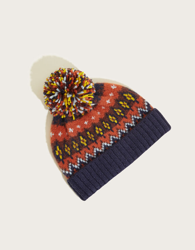 Jameson Fair Isle Knitted Hat, Multi (MULTI), large