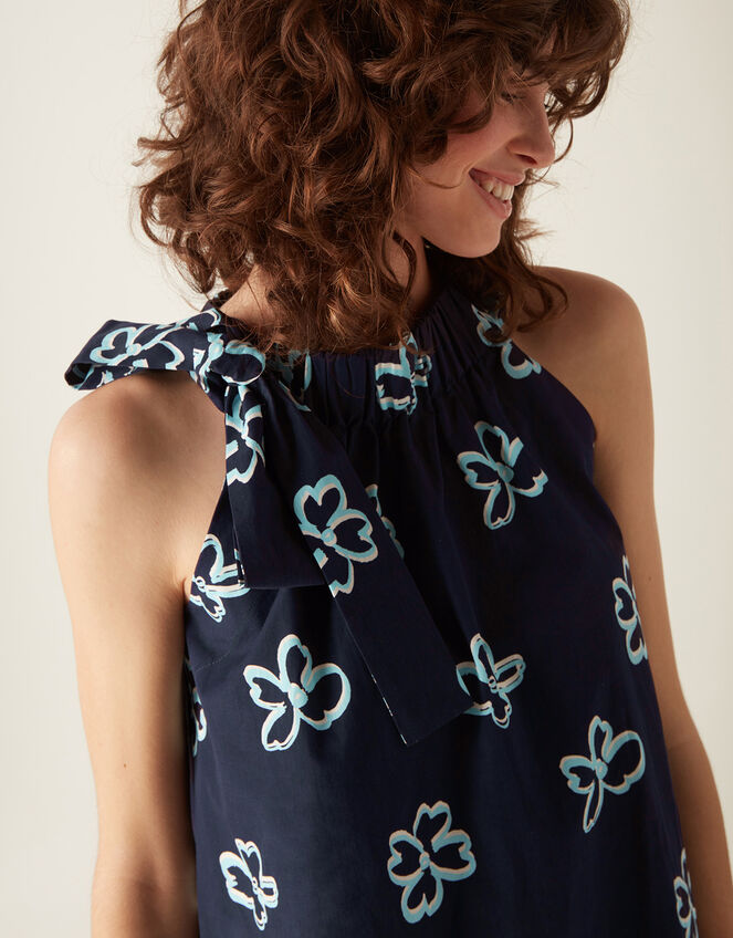 Mirla Beane Blaire Top, Blue (NAVY), large