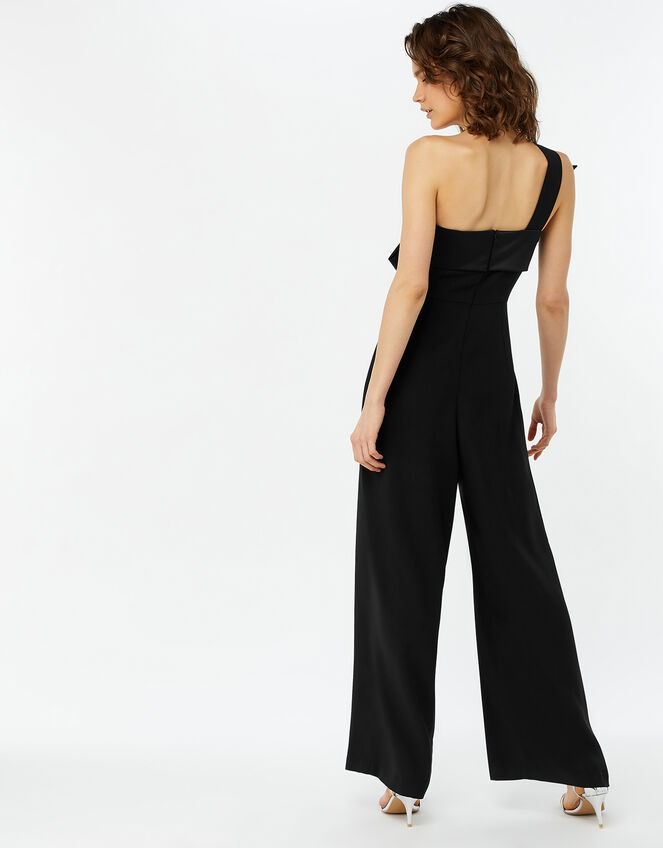 Zara Bow Jumpsuit, Black (BLACK), large