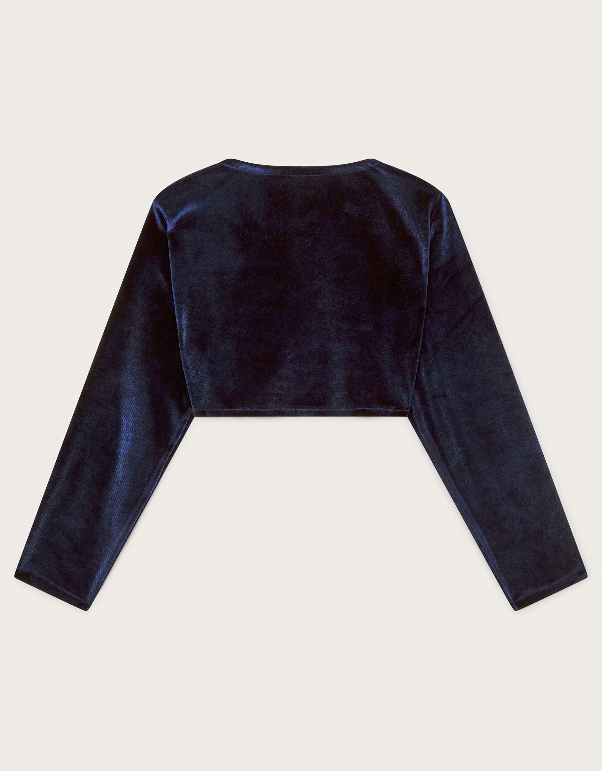 Blue velvet cardigan clearance