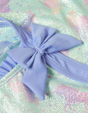 Unicorn Shimmer Swimsuit , Blue (AQUA), large