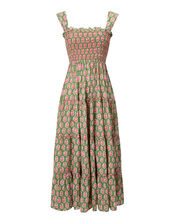 India & Mills Maddie Tiered Maxi Dress, Green (GREEN), large