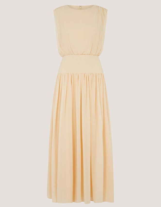 Georgia Drop Hem Maxi Dress, Yellow (YELLOW), large