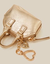 Mini Bag Charm, Gold (GOLD), large