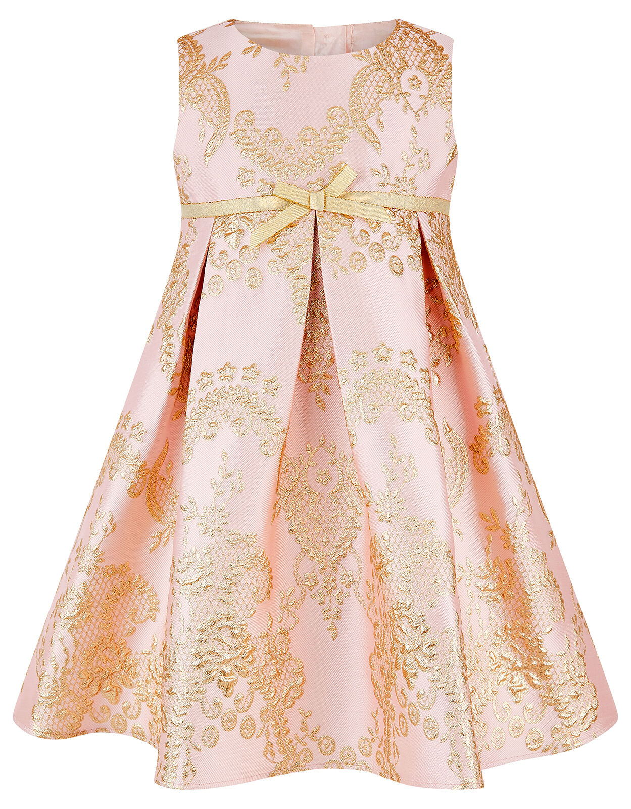 Baby Rebecca Jacquard Occasion Dress Pink