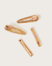 Pressed Flower Hair Clips 4 Pack, , large