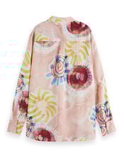 Scotch and Soda Relaxed Print Shirt, Pink (PINK), large