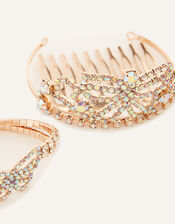 Diamante Butterfly Accessory Set, , large