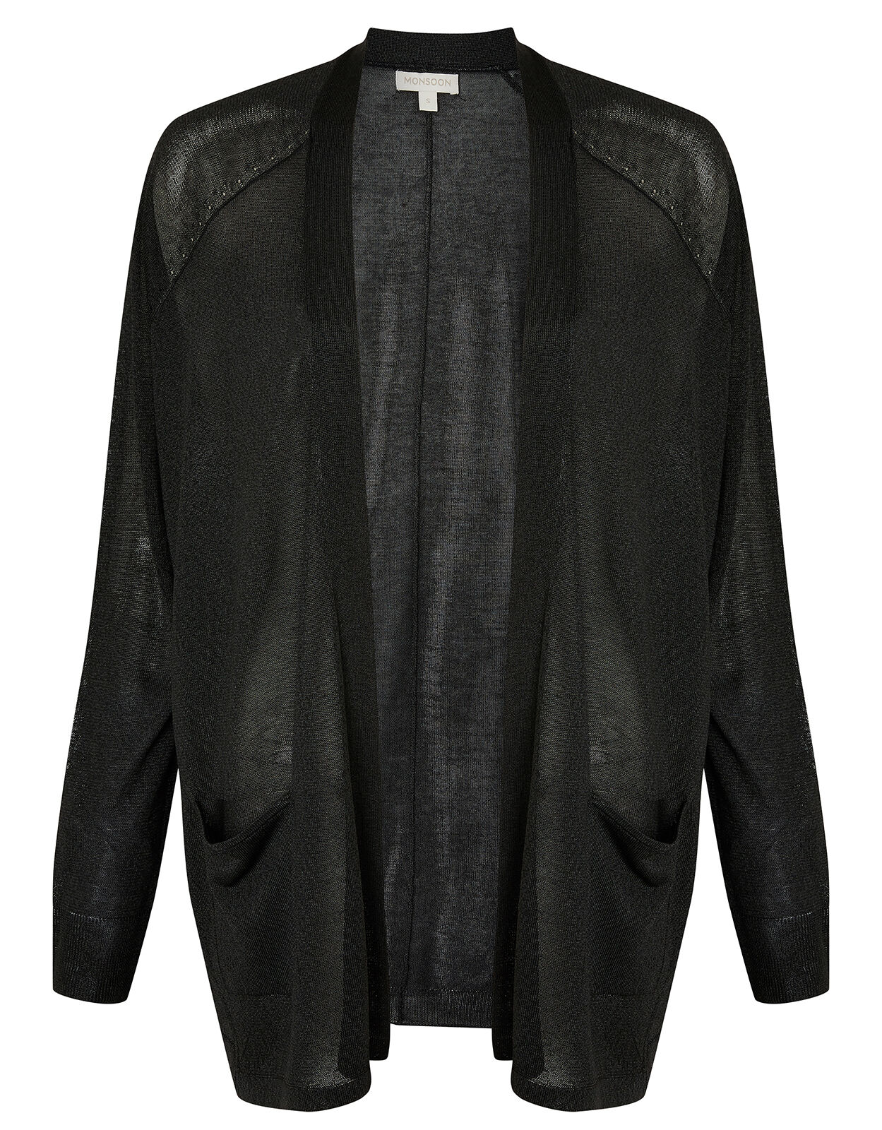 Lightweight outlet cardigan black