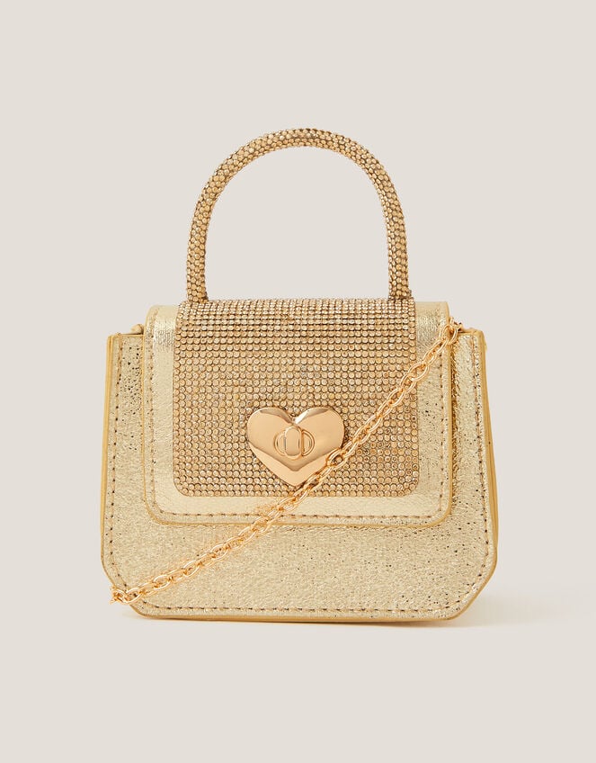 Mini Metallic Handbag, , large